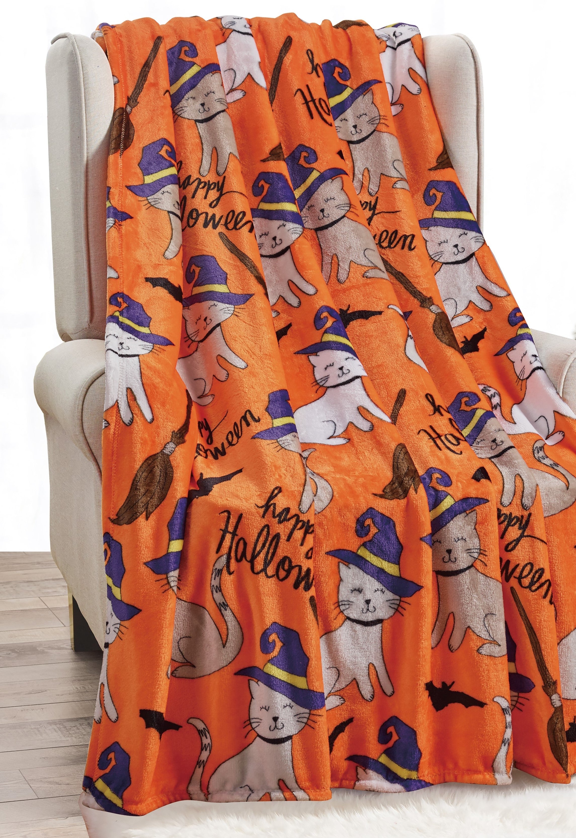 Soft Fleece Throw Blanket 50x60 – Lightweight Cozy Bed Couch Sofa Blanket for All Seasons