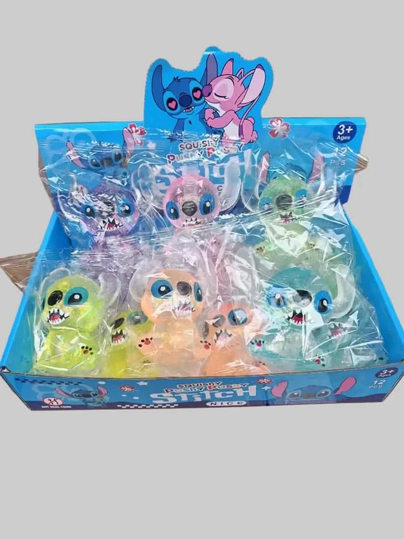 Stitch-Inspired Gel Squishy - Slow Rising Sensory Fidget Toy