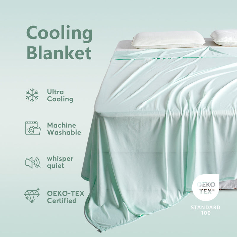 KASENTEX Summer Cooling Blanket, Silky Ultra Soft Breathable Bedding, Hypoallergenic All Season Lightweight Blankets