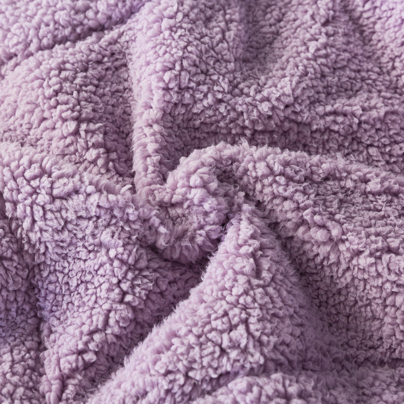 Kasentex Ultra Soft All Season Reversible Plush Sherpa Lined Comforter, Twin, Queen, King