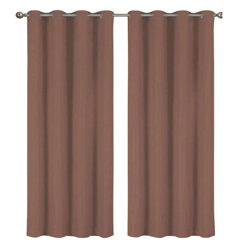 2-Pack Solid Thermal Blackout Curtain Panels - 55" x 84"
