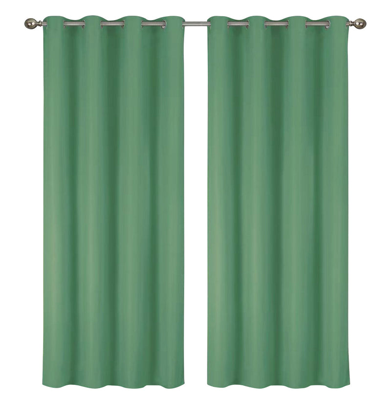 2-Pack Solid Thermal Blackout Curtain Panels - 55" x 84"