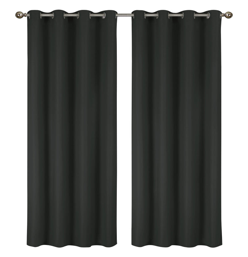 2-Pack Solid Thermal Blackout Curtain Panels - 55" x 84"