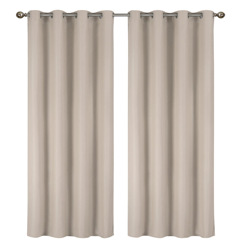 2-Pack Solid Thermal Blackout Curtain Panels - 55" x 84"