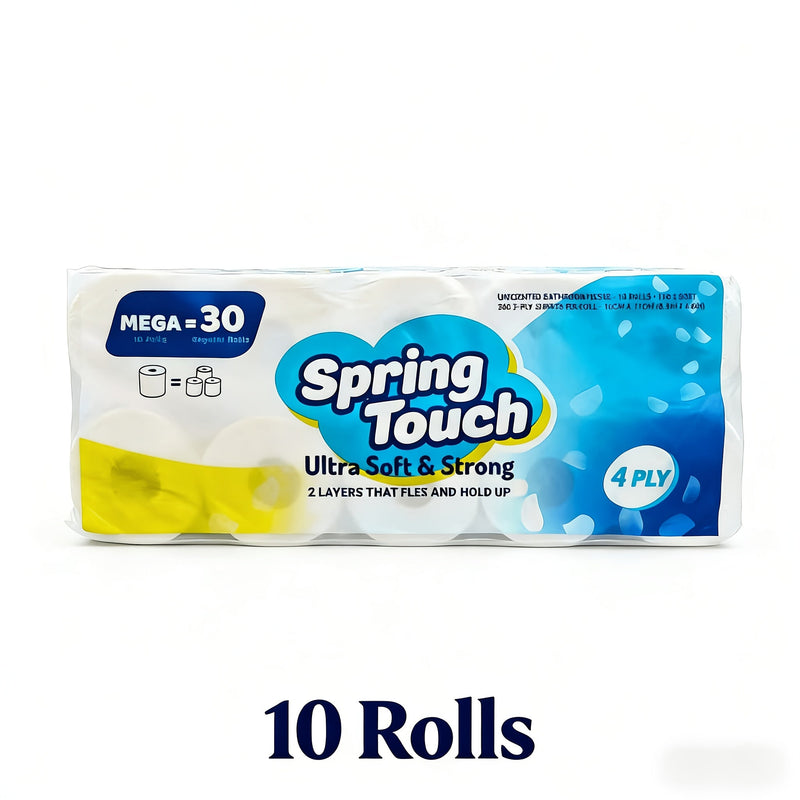 Spring Touch 4-Ply Ultra Soft Toilet Paper