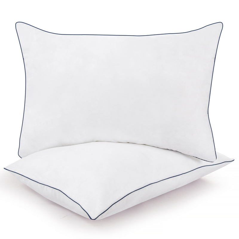 2-Pack: Royale Linens  Gusseted Pillows Soft Hotel Quality