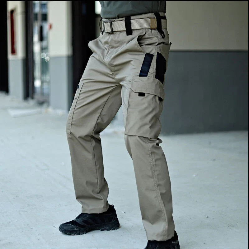 Men's Tactical Cargo Pants Waterproof Multi-Pocket Work and Hiking Trousers
