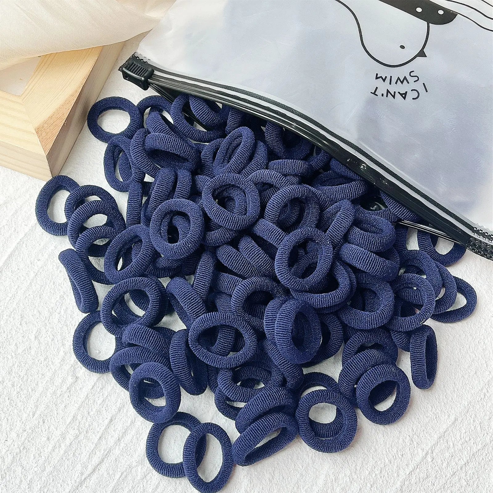 20/50-Pack Kids Elastic Hair Bands, Colorful Girls Scrunchies & Baby Hair Ties