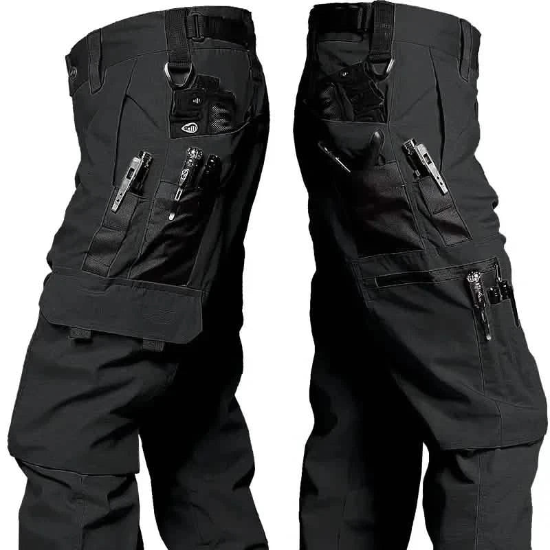 Men's Tactical Cargo Pants Waterproof Multi-Pocket Work and Hiking Trousers