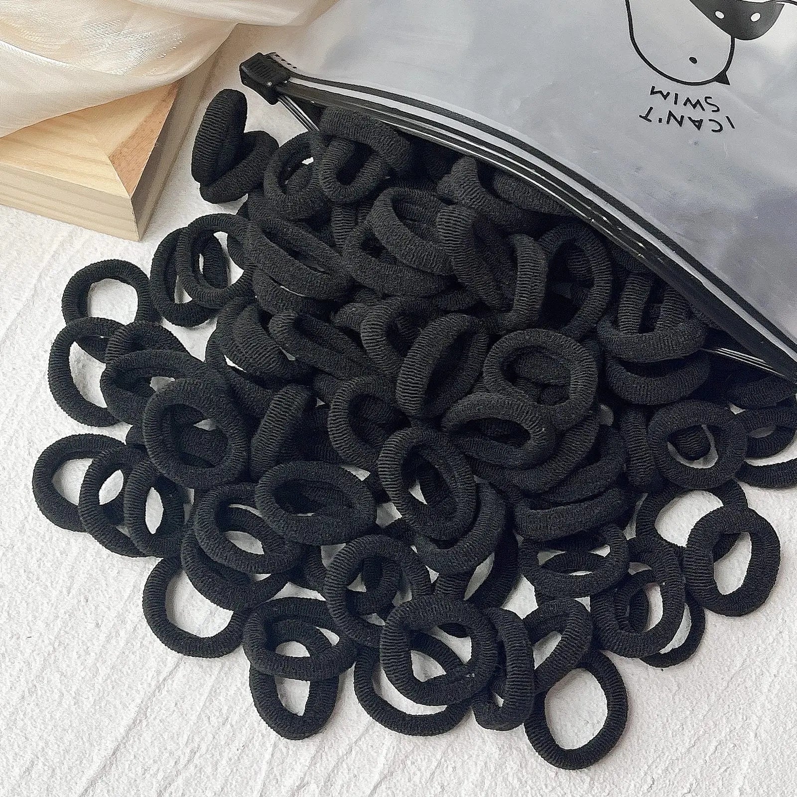 20/50-Pack Kids Elastic Hair Bands, Colorful Girls Scrunchies & Baby Hair Ties