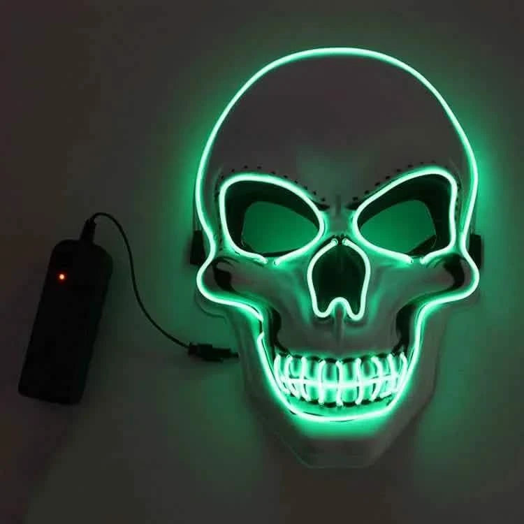 Horror Skull LED Light Full Face Cosplay Mask