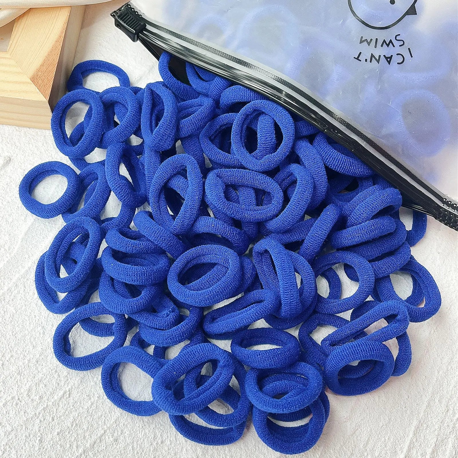 20/50-Pack Kids Elastic Hair Bands, Colorful Girls Scrunchies & Baby Hair Ties