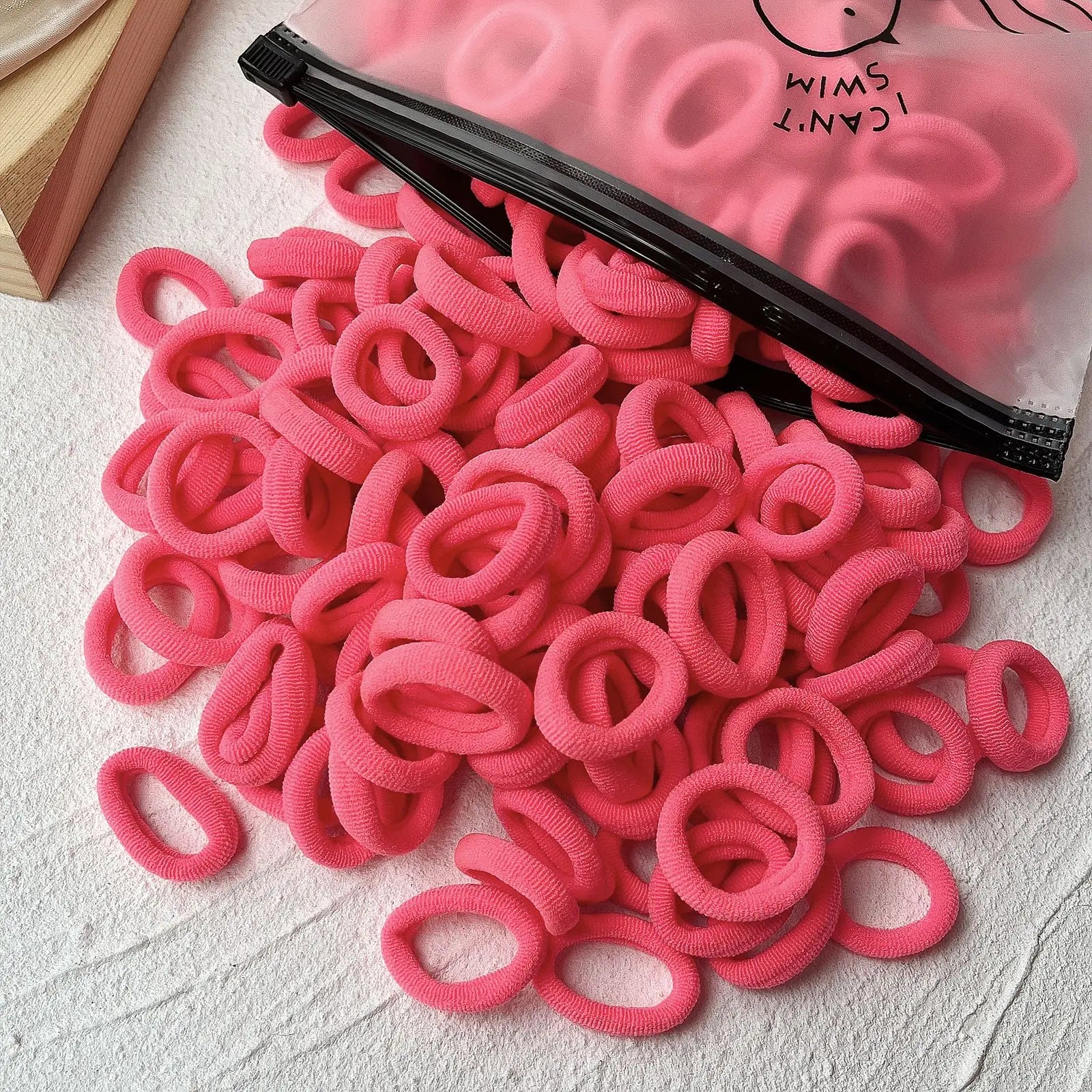 20/50-Pack Kids Elastic Hair Bands, Colorful Girls Scrunchies & Baby Hair Ties