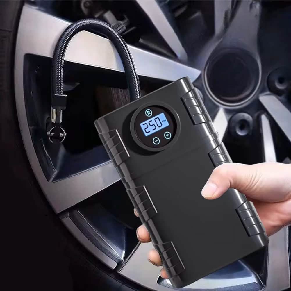 Portable 120 PSI Cordless Air Compressor – Tire Inflator for Car, Bike & Motorcycle