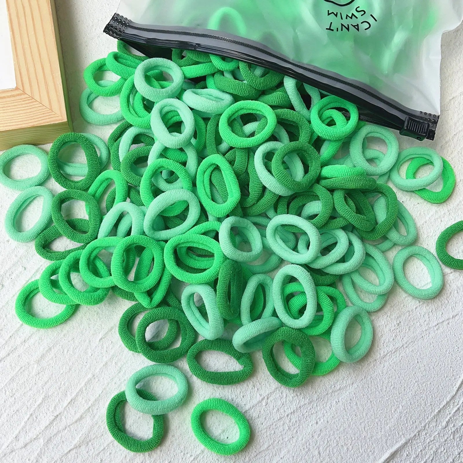 20/50-Pack Kids Elastic Hair Bands, Colorful Girls Scrunchies & Baby Hair Ties