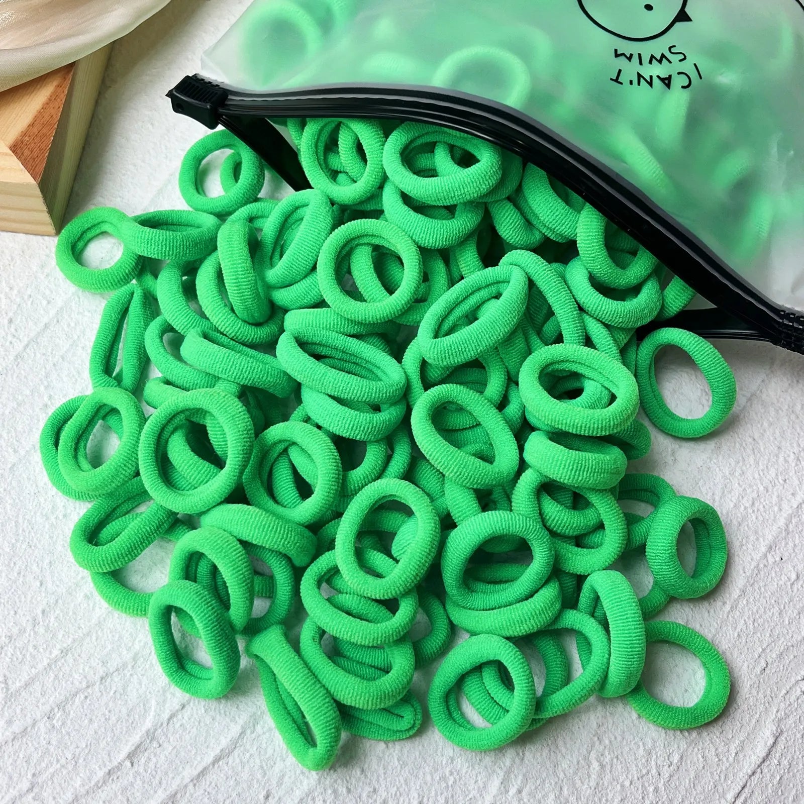 20/50-Pack Kids Elastic Hair Bands, Colorful Girls Scrunchies & Baby Hair Ties