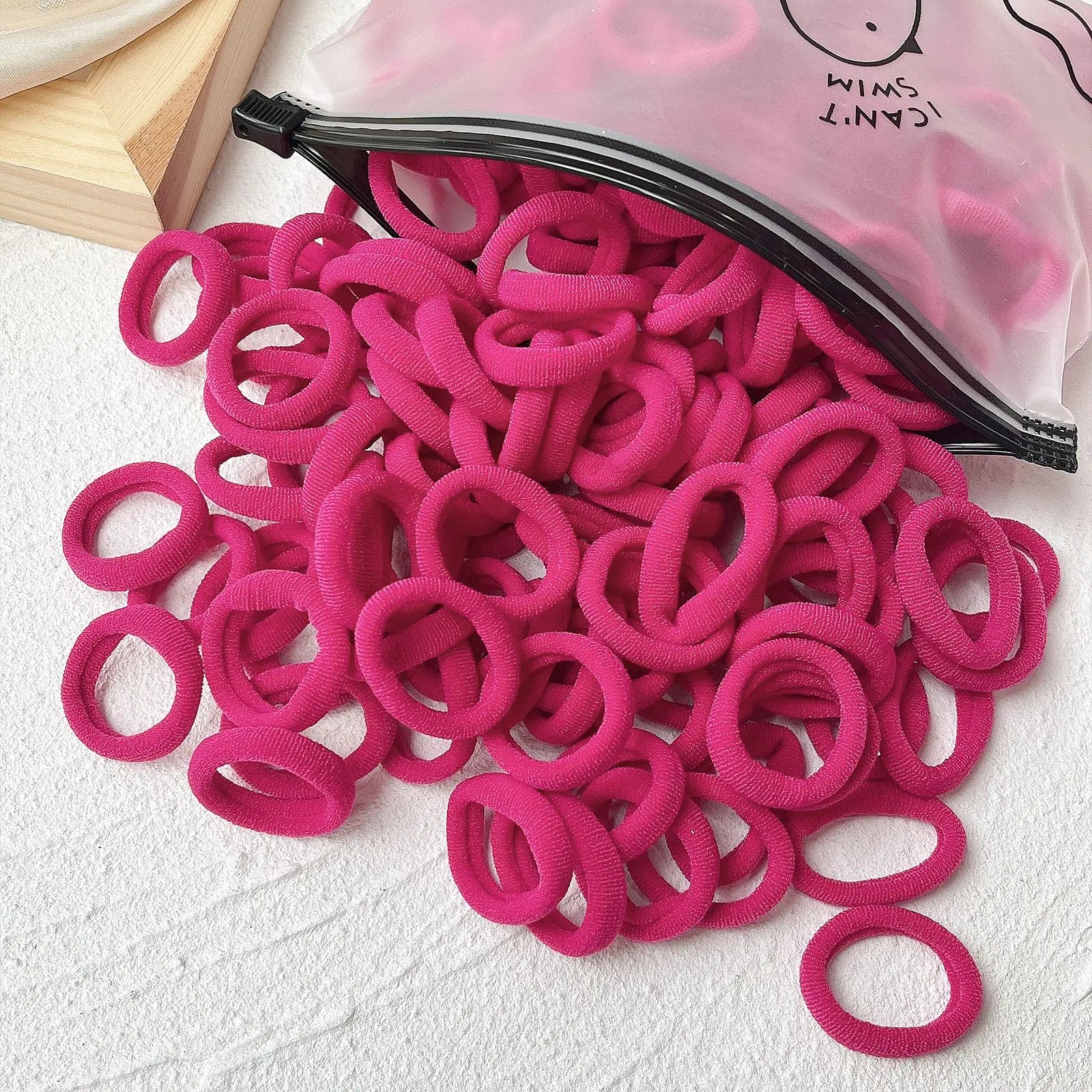 20/50-Pack Kids Elastic Hair Bands, Colorful Girls Scrunchies & Baby Hair Ties