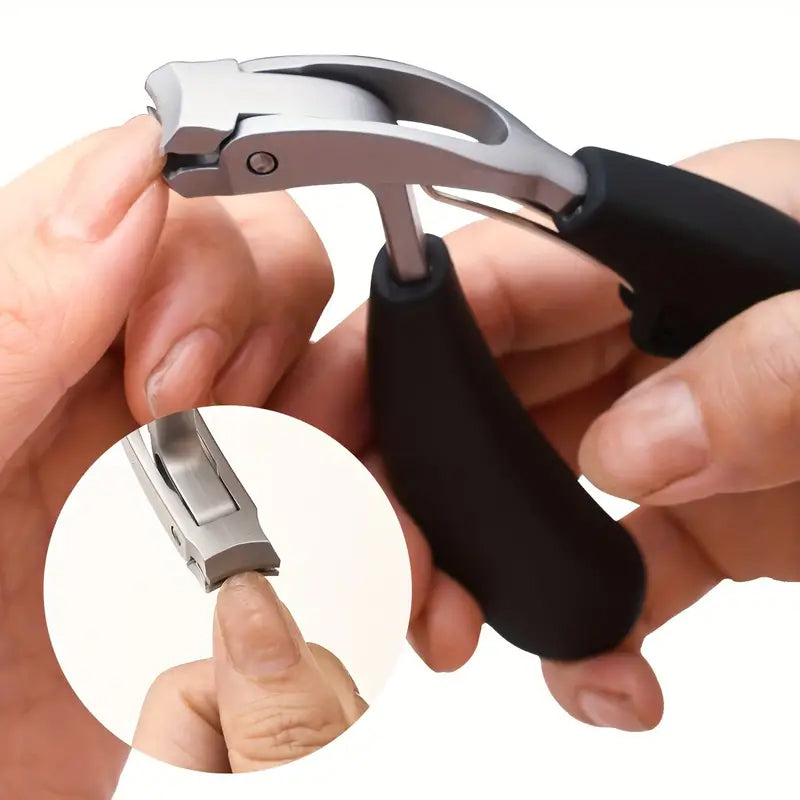 Modern Stainless Steel Nail Clipper with Concave Blade