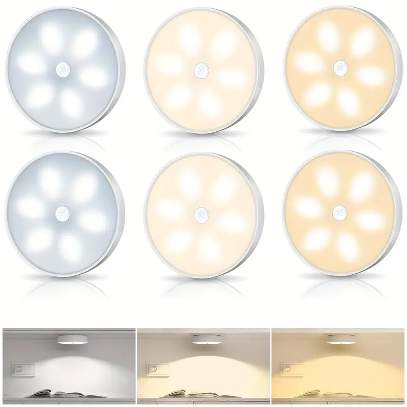 Tricolor Wireless Motion Sensor Night Light