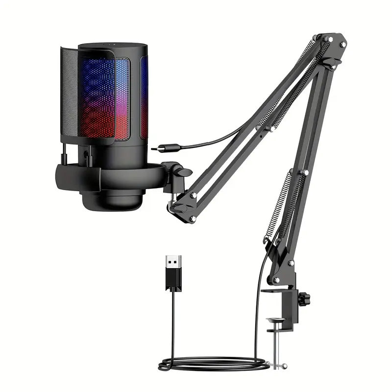 Professional Recording Microphone with Adjustable Cantilever Stand