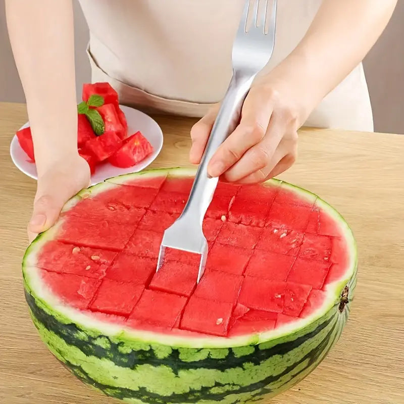 2-in-1 Stainless Steel Watermelon Slicer and Corer