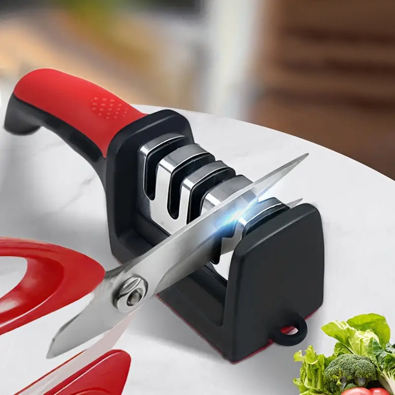 4 Stages Professional Kitchen Knife Sharpener Tool