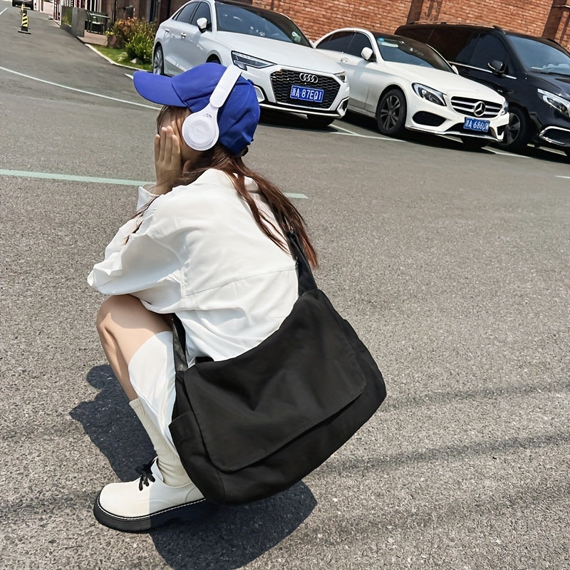 Bag worn seated, showing how it slouches
