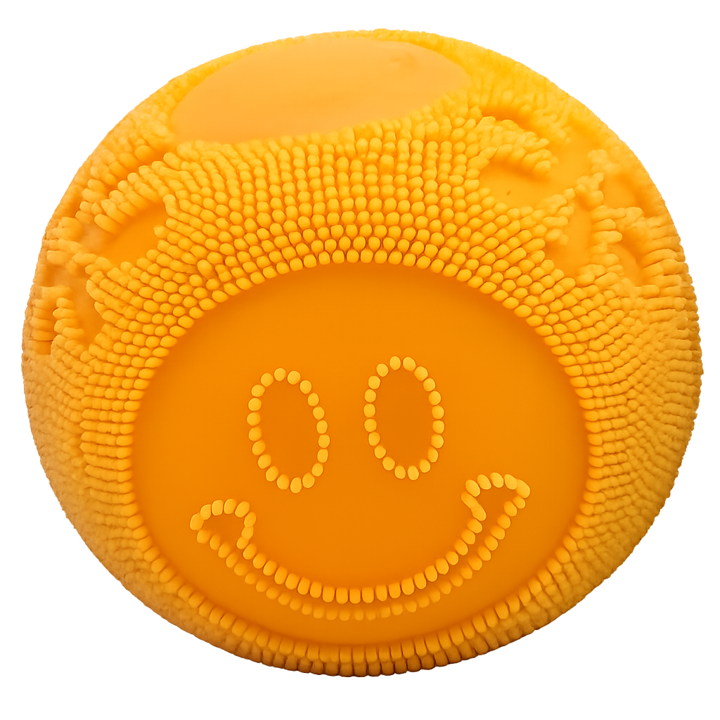 Fun Doh Squishy Fuzz Faces Smiley Face Sensory Fidget Toy