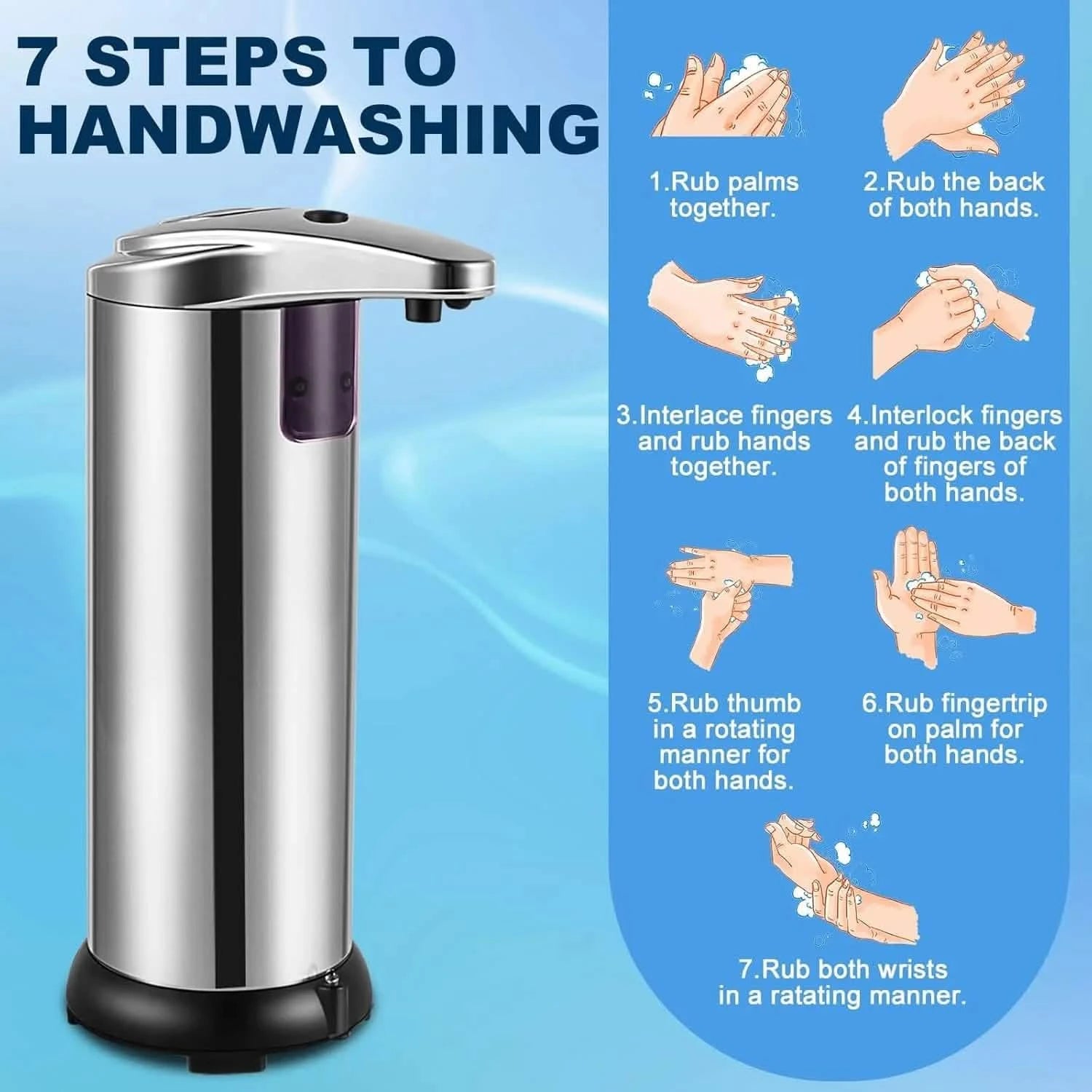 Stainless Steel Automatic Soap Dispenser