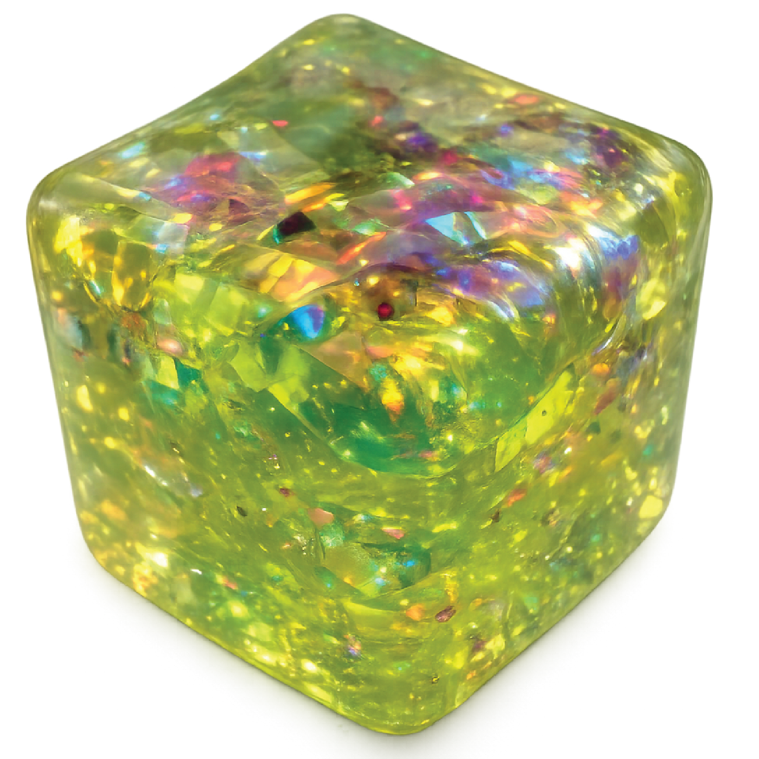 Fun Doh Squishy Charm Cube Sensory Fidget Toy – Assorted Styles