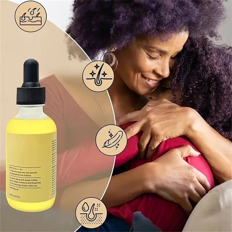 EELHOE Hair Growth Oil & Scalp Treatment Plant Extract for Dry Damaged Hair