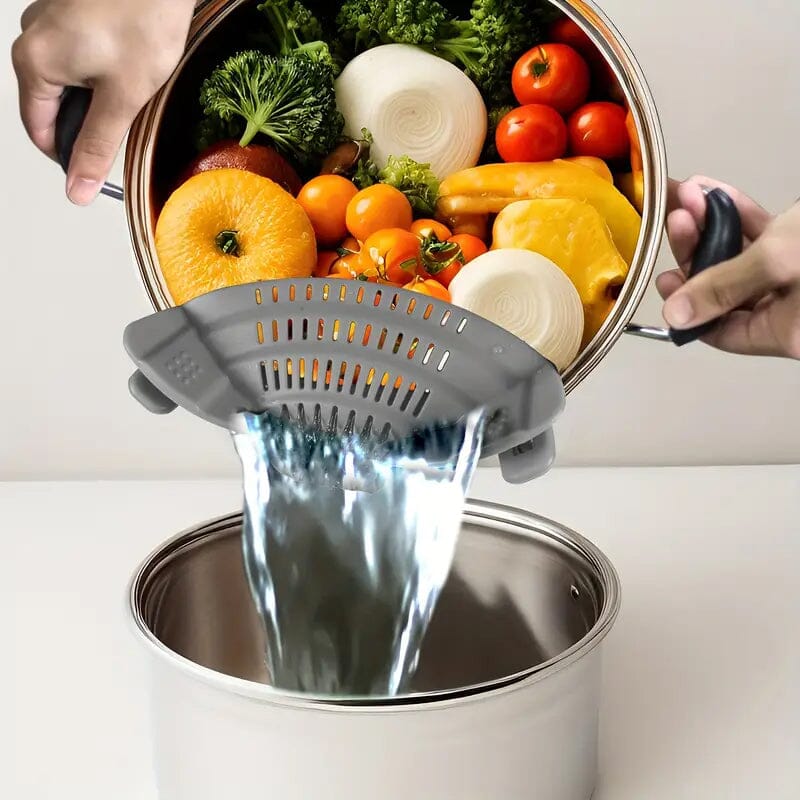 Adjustable Clip-On Strainer for Pots and Pans Kitchen Tools & Gadgets - DailySale