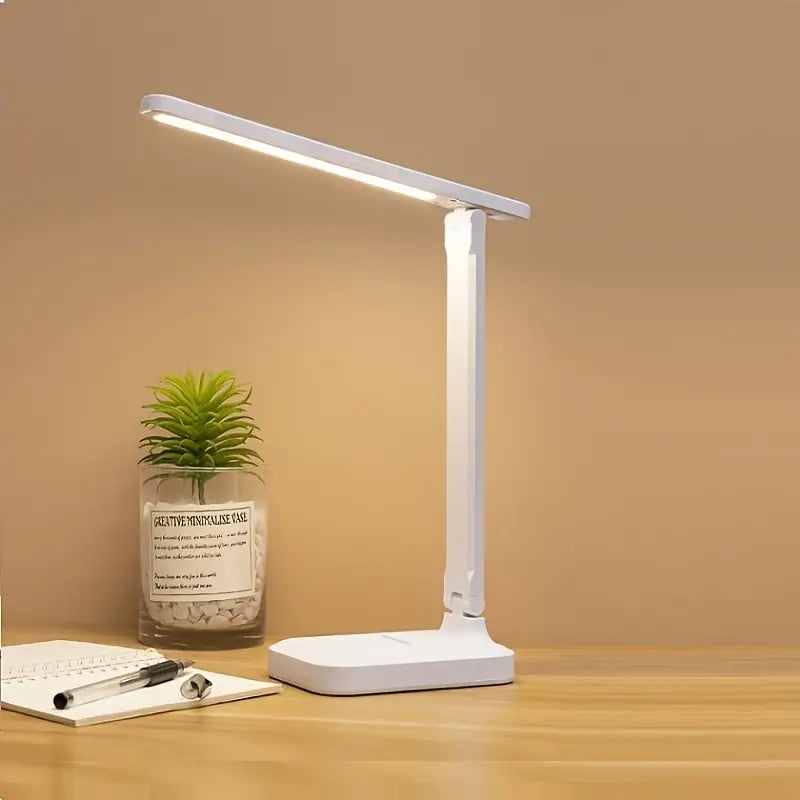 Adjustable LED Desk Lamp with Touch Control, Eye-Care Technology, USB Powered Indoor Lighting - DailySale