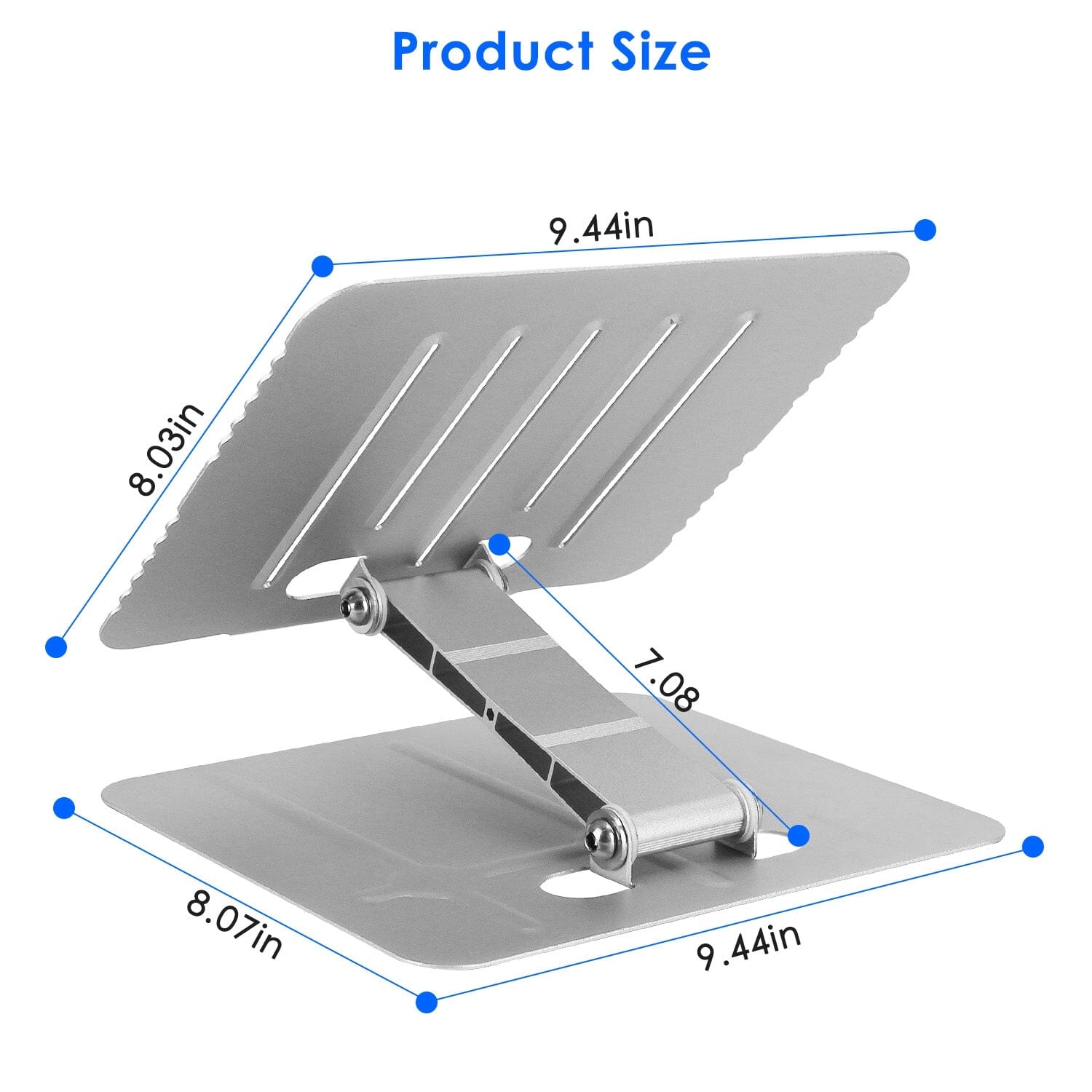 Adjustable Stepless Angle Laptop Stand Riser Computer Accessories - DailySale