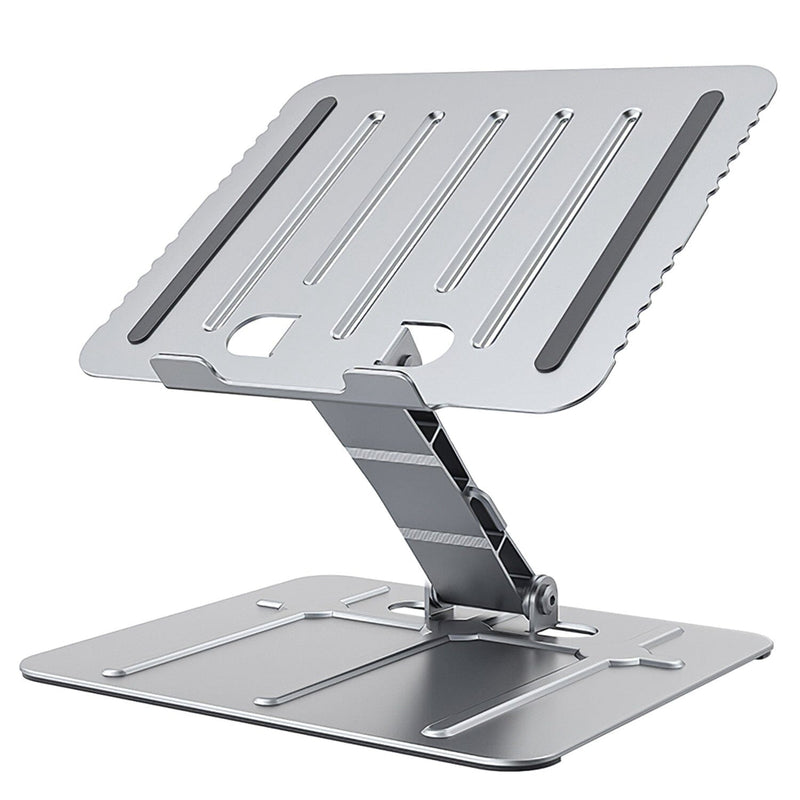 Adjustable Stepless Angle Laptop Stand Riser Computer Accessories Silver - DailySale