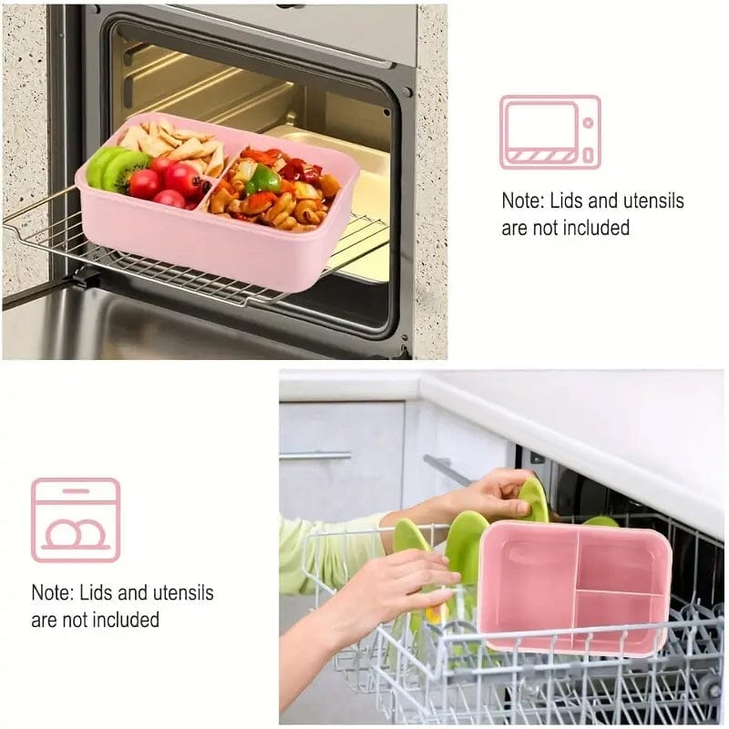 Adult Leak Proof Lunch Box with Tableware Kitchen Storage - DailySale