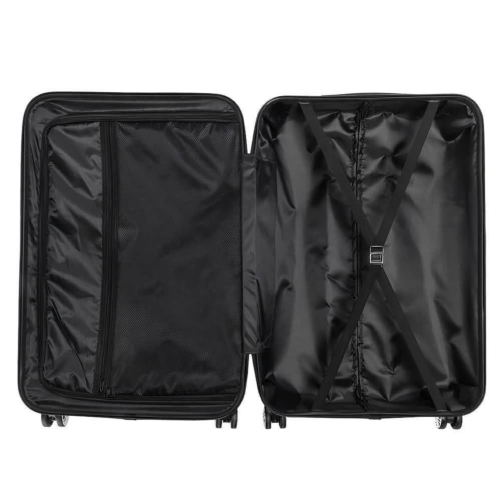 3-Piece Hard Shell Luggage Set with TSA Lock – 20/24/28 Inch | 360° Spinner Wheels