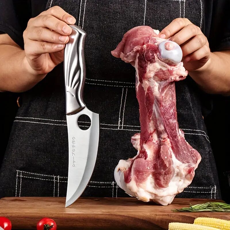 All-Steel Chef's Boning Butcher Knife Kitchen Tools & Gadgets - DailySale