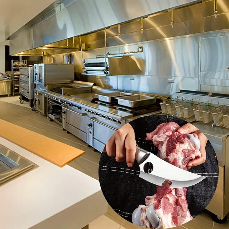 All-Steel Chef's Boning Butcher Knife Kitchen Tools & Gadgets - DailySale