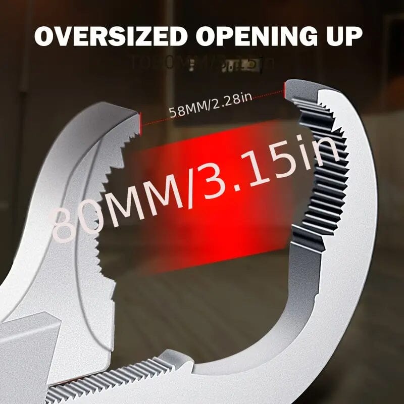 Aluminum Alloy Adjustable Wrench Home Improvement - DailySale