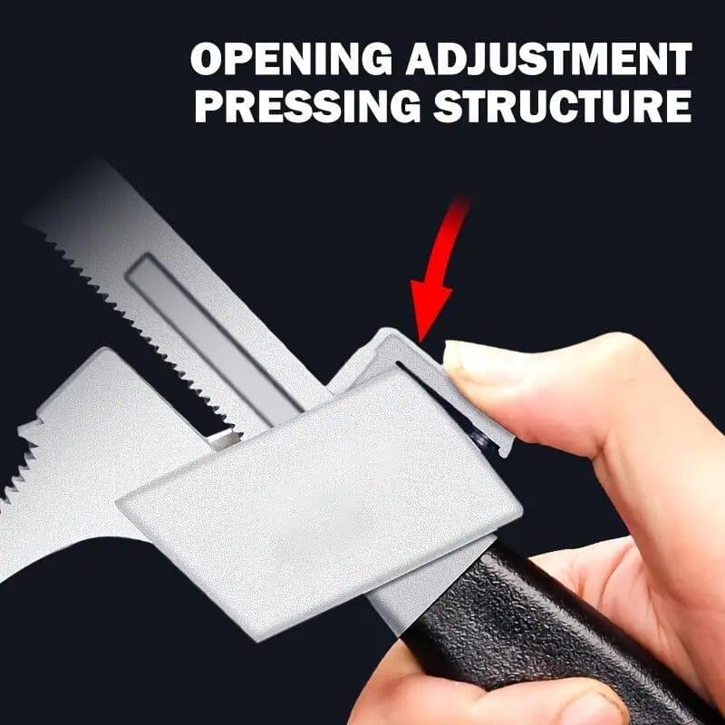 Aluminum Alloy Adjustable Wrench Home Improvement - DailySale