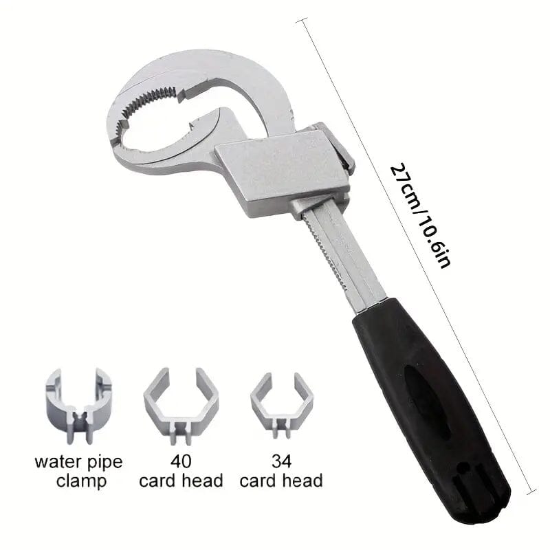 Aluminum Alloy Adjustable Wrench Home Improvement - DailySale