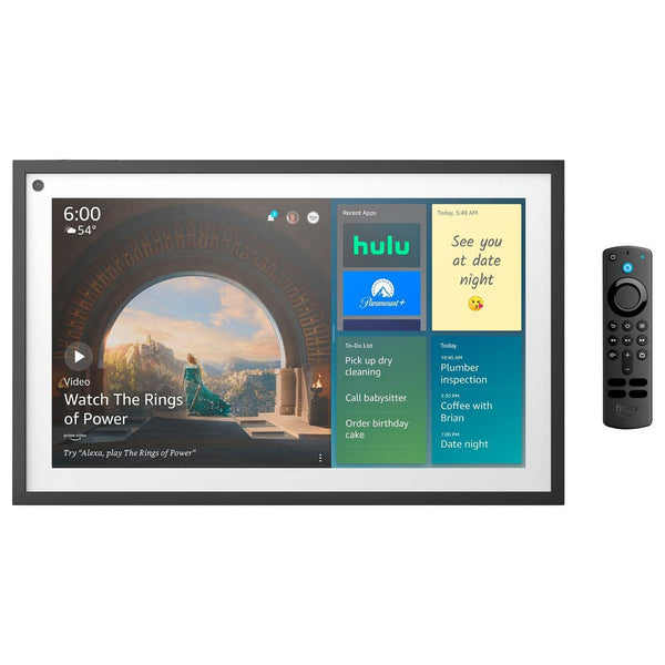 Amazon Echo Show 15 15.6" Smart Display with Alexa and Fire TV - Black (Refurbished) Household Appliances - DailySale