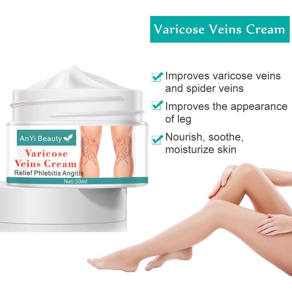 AnYi Beauty Varicose Vein Cream, Deep Nourishing Soothing Cream For Leg Beauty & Personal Care - DailySale