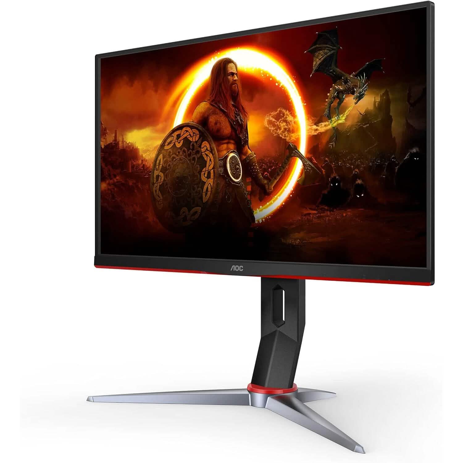AOC 27G2 27" Frameless Gaming IPS Monitor, FHD 1080P, 1ms 144Hz, NVIDIA G-SYNC Compatible + Adaptive-Sync, Height Adjustable Computer Accessories - DailySale