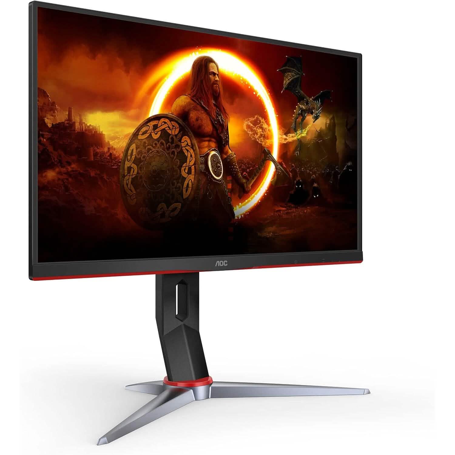 AOC 27G2 27" Frameless Gaming IPS Monitor, FHD 1080P, 1ms 144Hz, NVIDIA G-SYNC Compatible + Adaptive-Sync, Height Adjustable Computer Accessories - DailySale