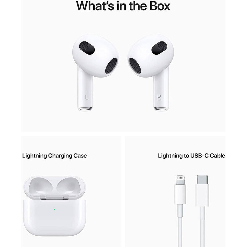Apple AirPods (3rd Generation) Wireless Ear Buds Headphones - DailySale