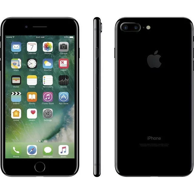 Apple iPhone 7 Plus - Fully Unlocked (Refurbished) Cell Phones Fair 32GB Jet Black - DailySale