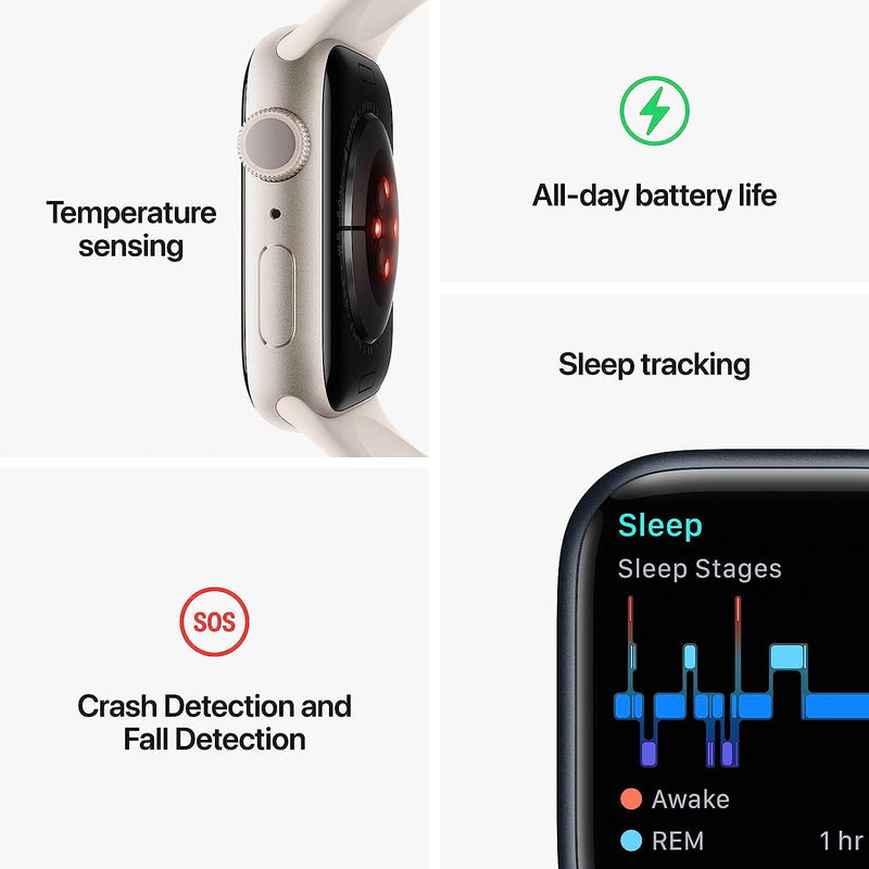 Apple Watch Series 8 GPS (Refurbished) Smart Watches - DailySale