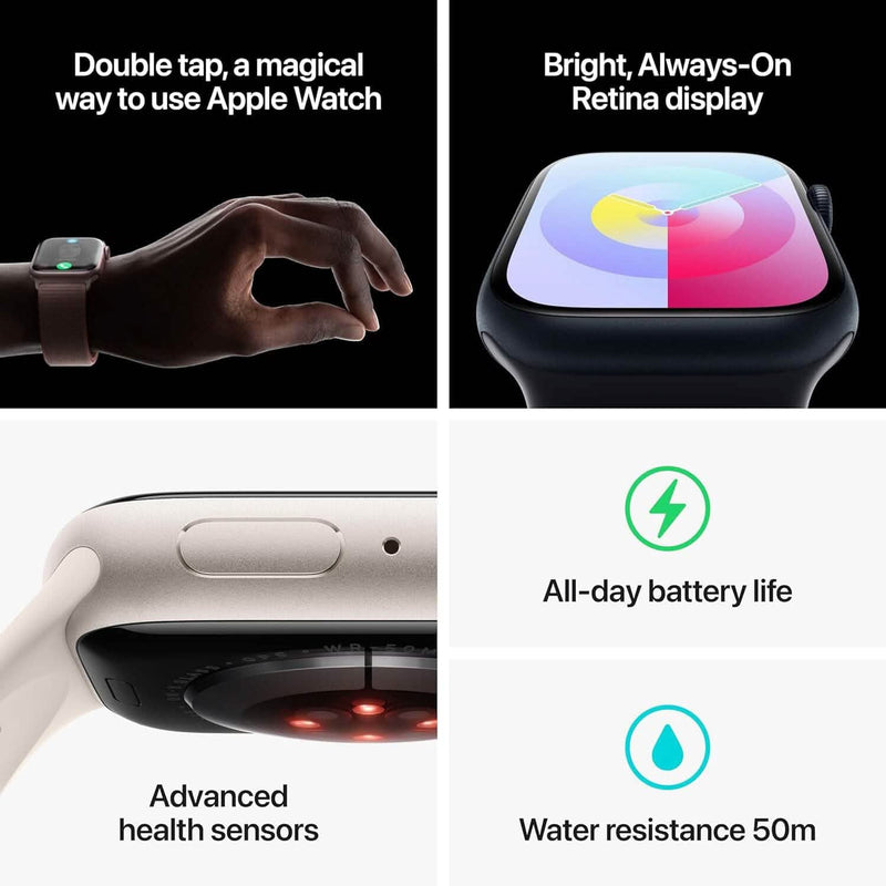 Apple Watch Series 9 GPS 41MM Smartwatch (Refurbished) Smart Watches - DailySale